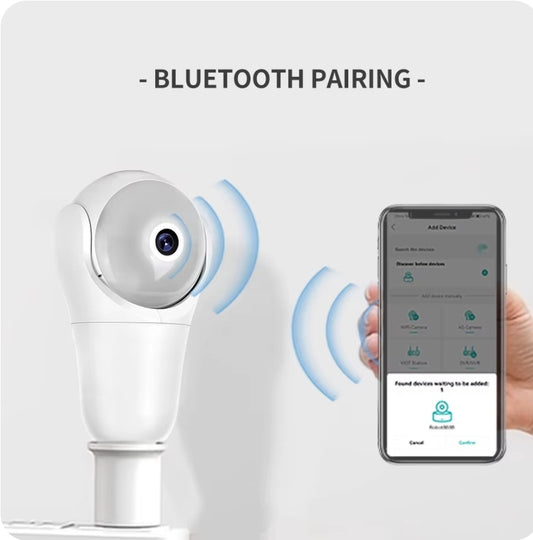 E27 Bulb Wireless Security Cam